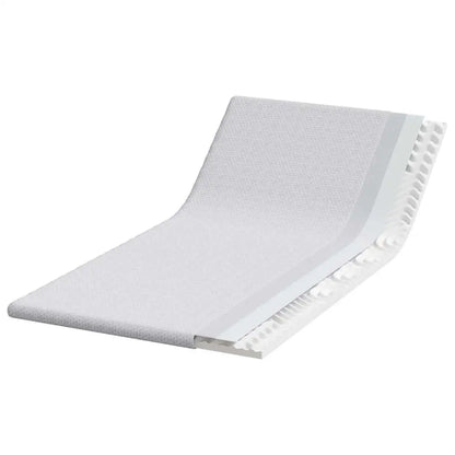 Comfortable White Mattress Pad 90x200cm Soft Polyester Jacquard Fabric Bedding Essential.