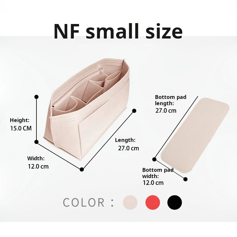 Purse Organizer Insert for Handbags, Felt Bag Organizer for Tote & Purse, Tote Bag Organizer Insert, for lv neverfull