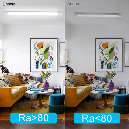 120cm LED Wet Room Light, 36W 4000K Neutral White, IP65 Waterproof Tube for Garage, Cellar, Workshop, Office, Bathroom.