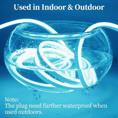 5V 12V 24V Led Neon Strip Light 6mm Narrow Rope Flex Tape Silicon Tube Bar Waterproof DIY Sign Red Green Blue Yellow Pink White.