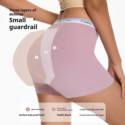 Menstrual Period Shots Leak-proof Panties Women Briefs Leakage Proof Underwear Plus Large Size Soft Boxers Cotton Students Cute.
