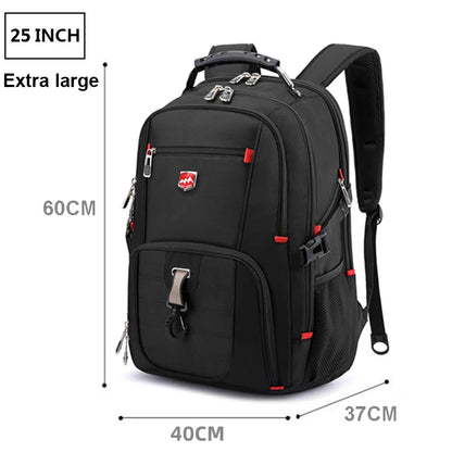 Wasserdichte 20-Zoll-Laptop-Rucksäcke USB-Lade Schultasche Diebstahlsicherer Herren-Rucksack Reiserucksack Männlicher Mochila Hohe Kapazität