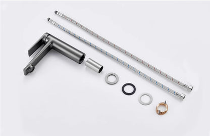 VGX Bathroom Faucets Luxury Gold Basin Mixer Sink Faucet Gourmet Washbasin Tapware Hot Cold Water Tap Brass Chrome Black Grey