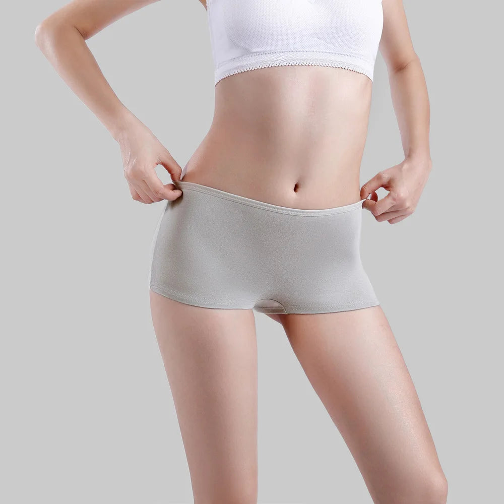 Panties cotton boxer women underwear Safety female panty print lingerie ladies girls intimate woman 5 Pcs/Lot.