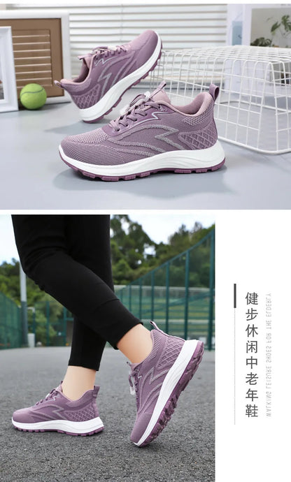2025 Spring Women's Casual Sports Shoes Breathable and Comfortable Outdoor High Quality Single Shoes Trendy Women's Shoes.