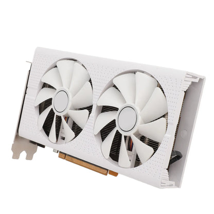 GPU Graphics Card 4K Ultra HD 8GB GDDR5 256bit Dual Fan and Copper Pipe Cooling RX470 Quiet Gaming Graphics Card for Computer.