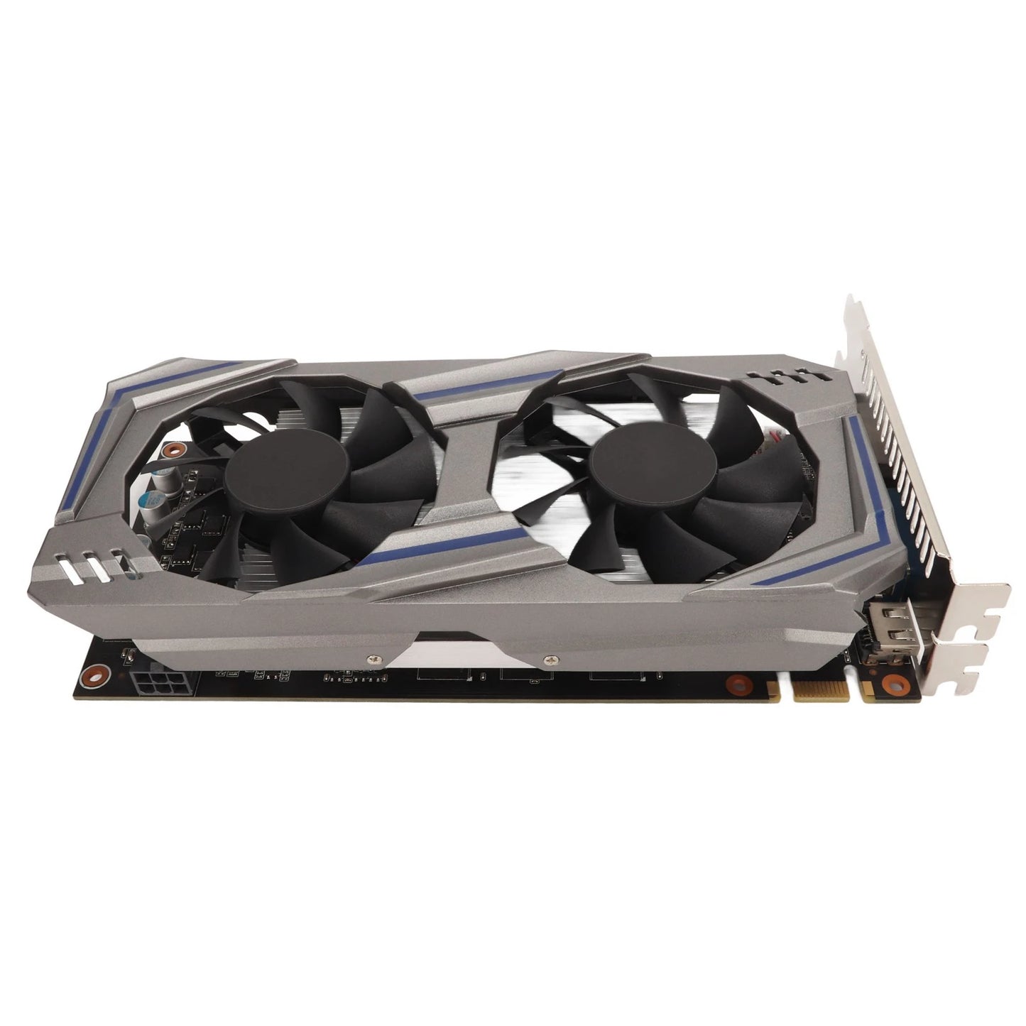 Graphics Card 128BIT GDDR5 PCI Express2.0 Double Fan Desktop PC Computer Discrete Gaming Graphics Card Double Fan Graphics Card.