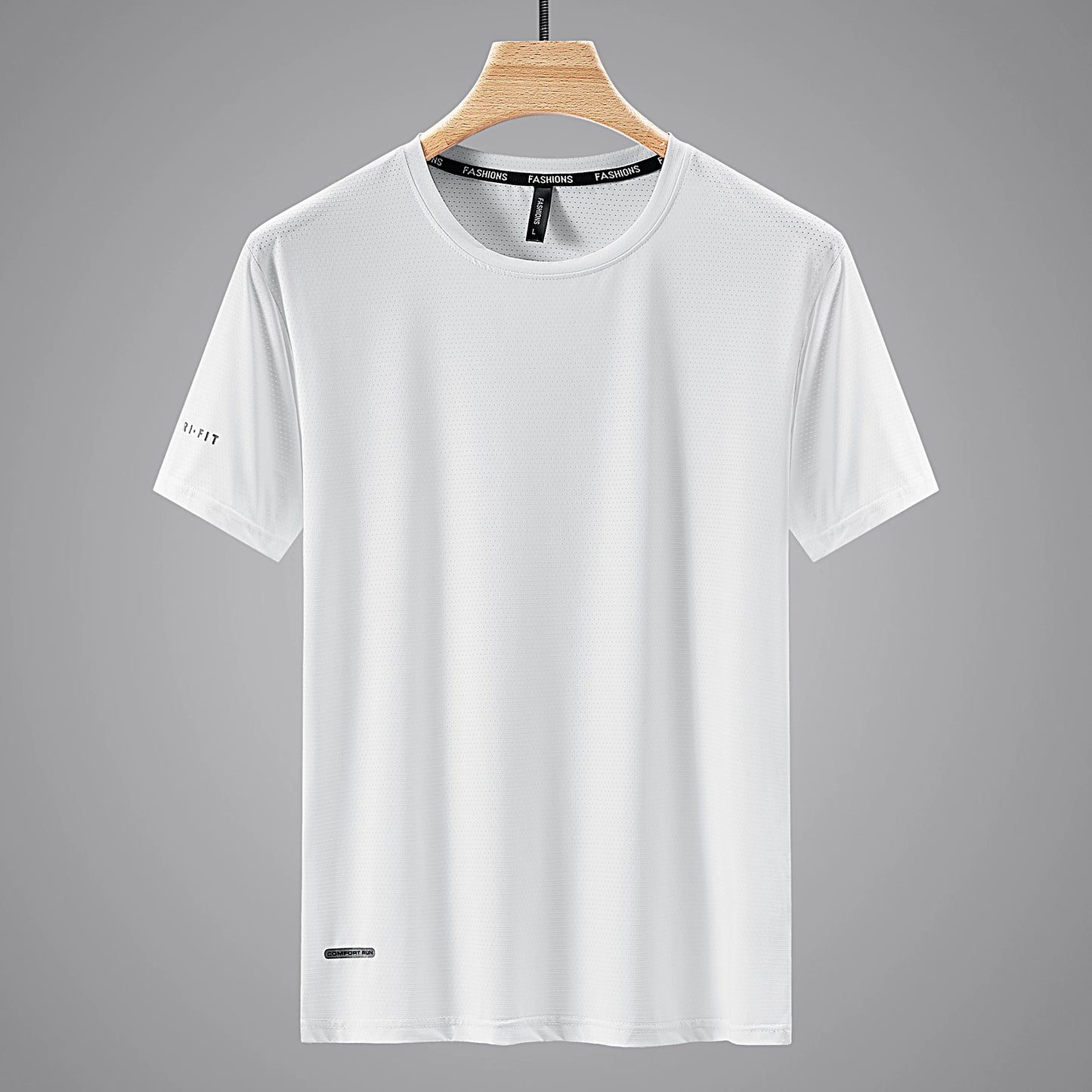 Quick Dry Sport T Shirt Men'S 2024 Short Sleeves Summer Casual White Plus OverSize 6XL 7XL 8XL 9XL Top Tees GYM Tshirt Clothes.