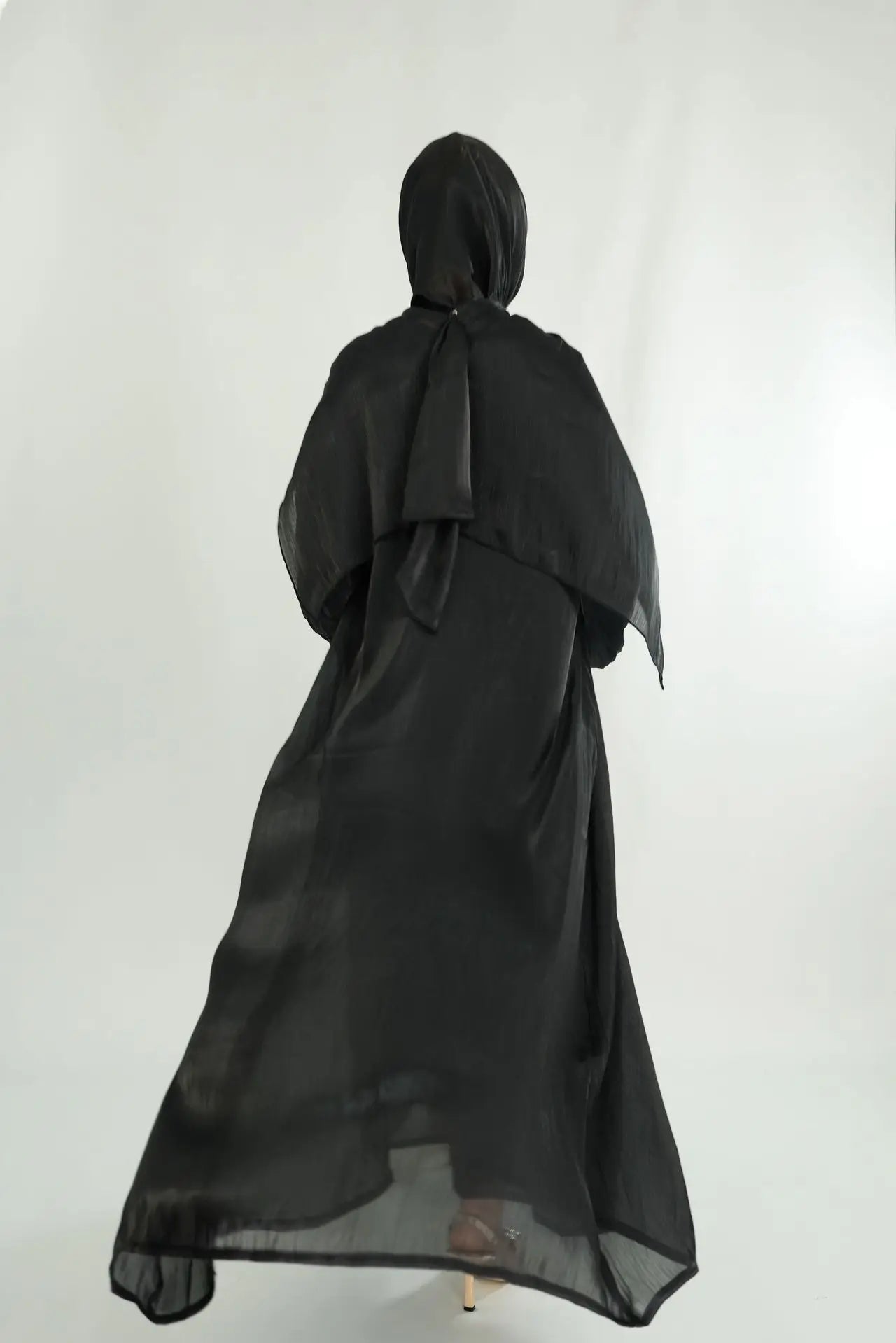 Party Dresses 3 Piece Set for Women Muslim Abaya with Scarf Long Cardigan Robe Vestidos Sashes Dubai Abayas Eid Ramadan Jalabiya.