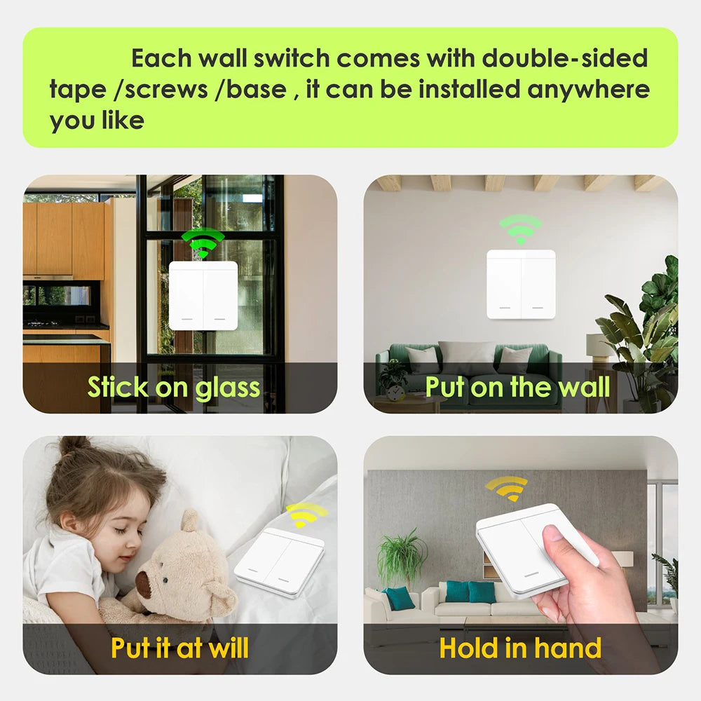 433 Mhz Drahtlose Steckdose Fernbedienung AUF OFF Smart Plug EU FR Mit Wand Schalter Steckdose 15A 220 V für Home Appliance Licht Fan.