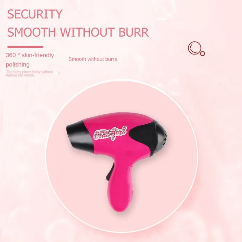 17pcs Girls Beauty Salon Set make up kit for kid pretend play toy cosplay for party game maquillage juguetes girls birthday gift.