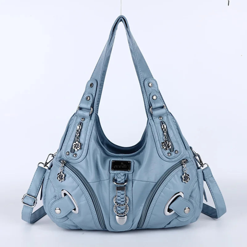 Women Handbags Fashion Shoulder Bag Large Tote Top-handle Shopping Pack Multifunctional Satchel Lady Hobos  Big Purse