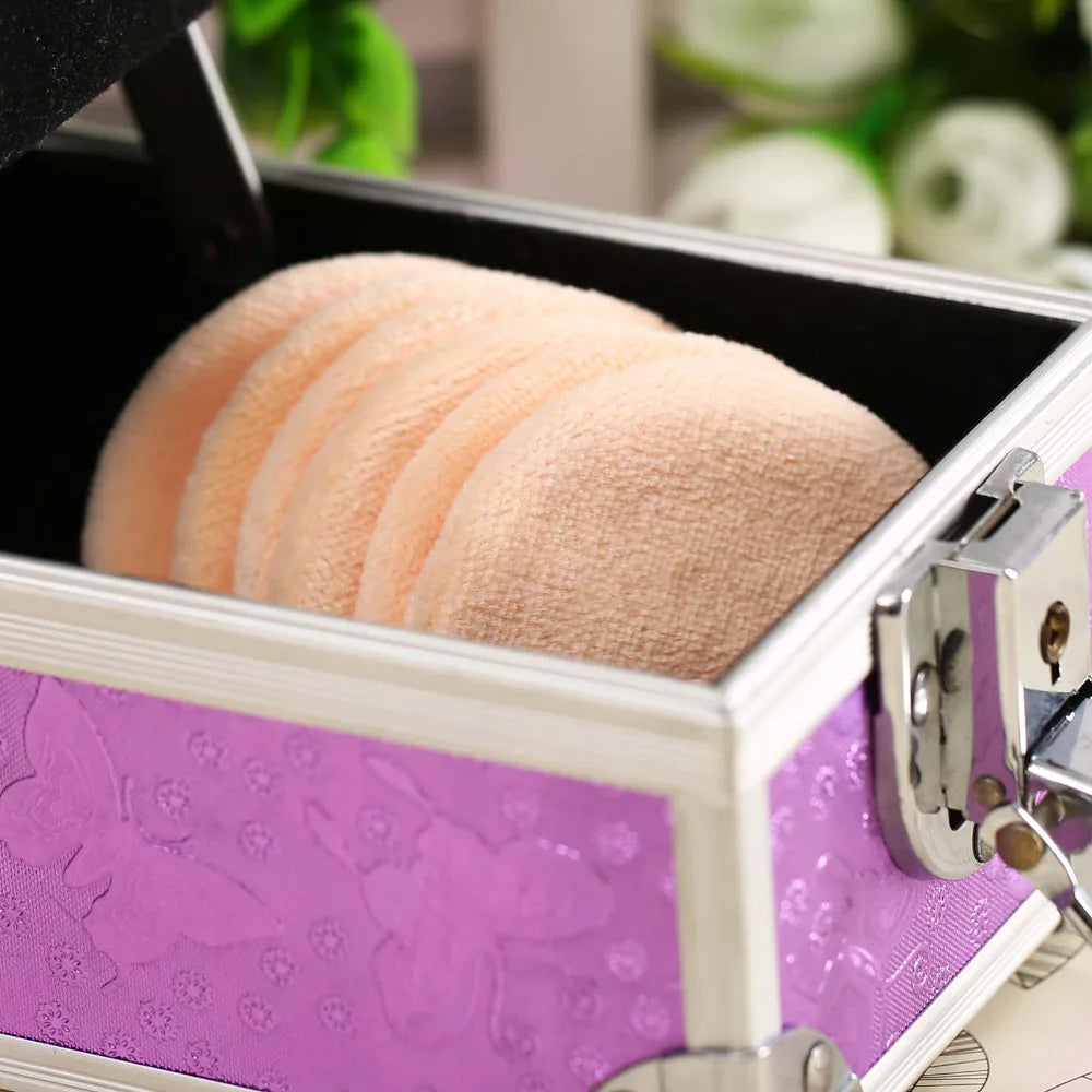 5PCS/set Women Beauty Facial Face Body Powder Puff Cosmetic Makeup Foundation Soft Sponge Lady Cute Gift Girlfriend Mom Wife.