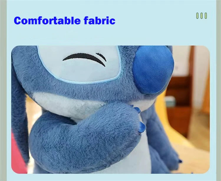 30-90CM New Disney Lilo & Stitch Sakura Doll Cartoon Angel Plush Toy Cute Anime Soft Stuffed Kawaii Children's Birthday Gift.