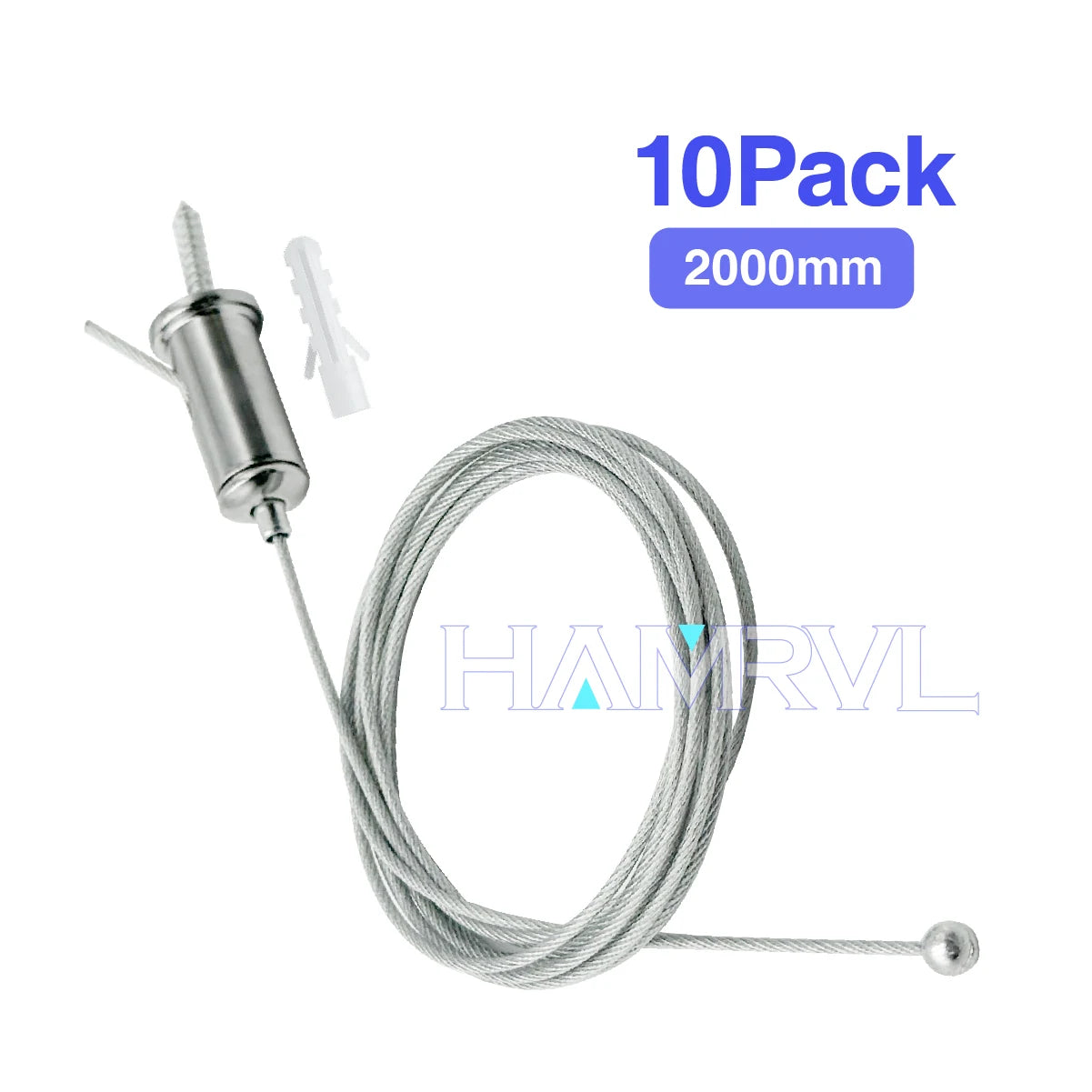 Hexagon Light Adjustable Suspension Rope and Splicing Connector All Copper 2Pin V/Y/L/T/I Cable LED Tube Lamp for Garage Ceiling