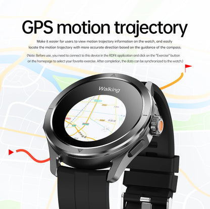 New For Xiaomi S4 Ultra Outdoor Sports Smart Watch Men 1.53 inch AMOLED NFC GPS Compass Heart rate Waterproof BT Call Smartwatch