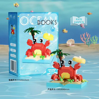 Marine Animals Micro Particle Building Blocks Toys for Children 6 to 10 Years Animal Diy Assembled Toys Puzzle Games Child Gifts