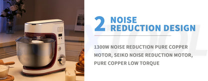 10L Stand Mixer Electric Kitchen Mixer Food Processor Dough Kneading Machine Kneader Kitchen Appliances Stir Fried chef's Machin.