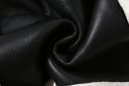 Weird Puss Furry Patchwork Women Crop Jacket Hipster Full Sleeve Open Stitch Hipster Streetwear Warm Outwear Basic Wild Coat