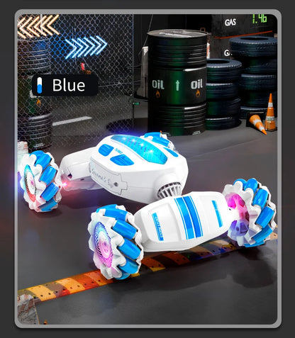 Teeggi S922 2.4G RC Stunt Car 4WD Double Remote Control 360° Degree Rotation RC Off Road Climbing Kids Rc Drift Car Toy for Gift