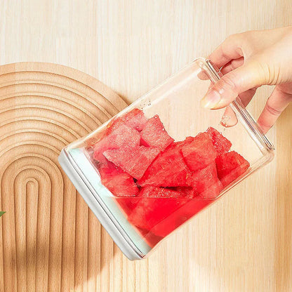 Airtight Food Storage Containers with Lids,Top Pop One Button Control,Air Tight Stackable Dry Cereal Container Set for Pantry.