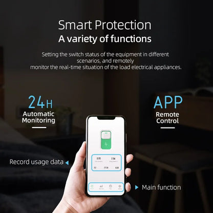 Tuya WiFi Smart Circuit Breaker 1P 63A DIN-Schiene für Smart Home Drahtlose Fernbedienung WiFi Schalter durch APP TONGOU.