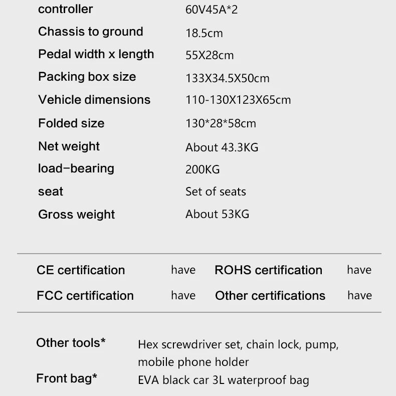 BOYUEDA S3 -11E-Scooter 6000 W Double Motor 60V 38Ah Off-road Scooters Electric 11 -Inch City Folding Electric Scooter