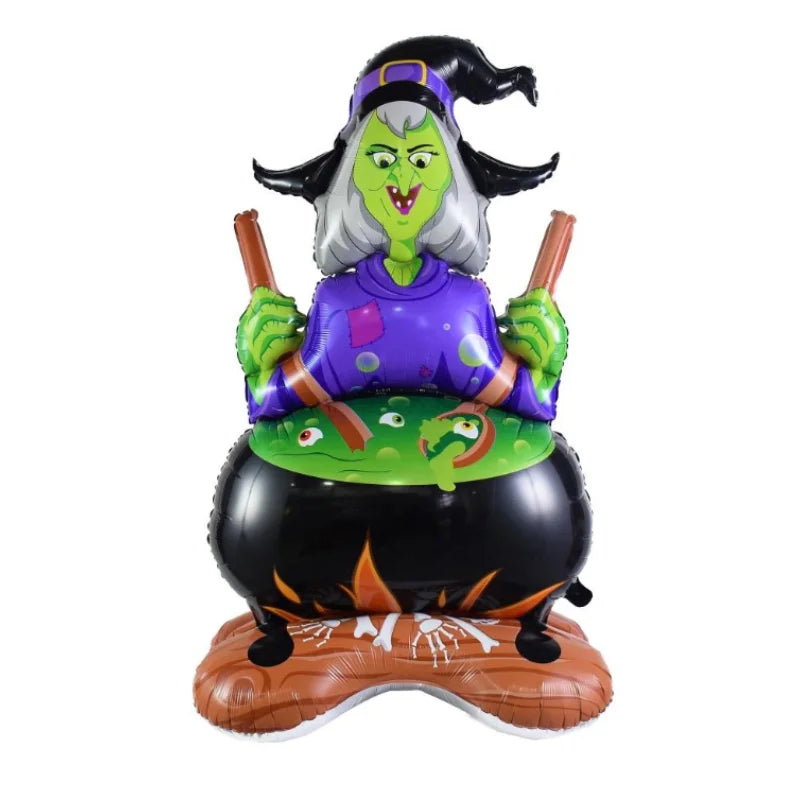 2025 Halloween Große Stehende Ballonbasis Skelett Kürbis Geisterbaum Halloween Aufblasbare Luftballons Partydekorationen Zubehör.