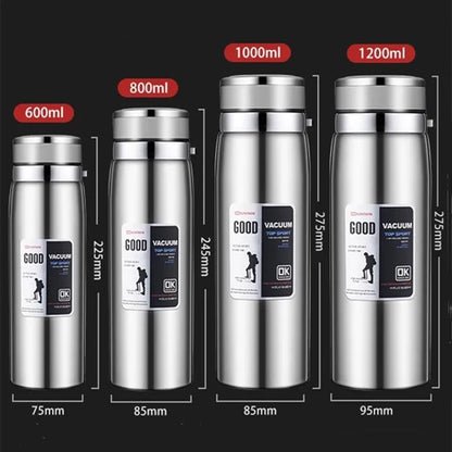 600ML/1000ML/1500ML Double Stainless Steel 316 Thermal Flask With Filter Portable Coffee Tea Thermal Bottle Travel Tumbler.