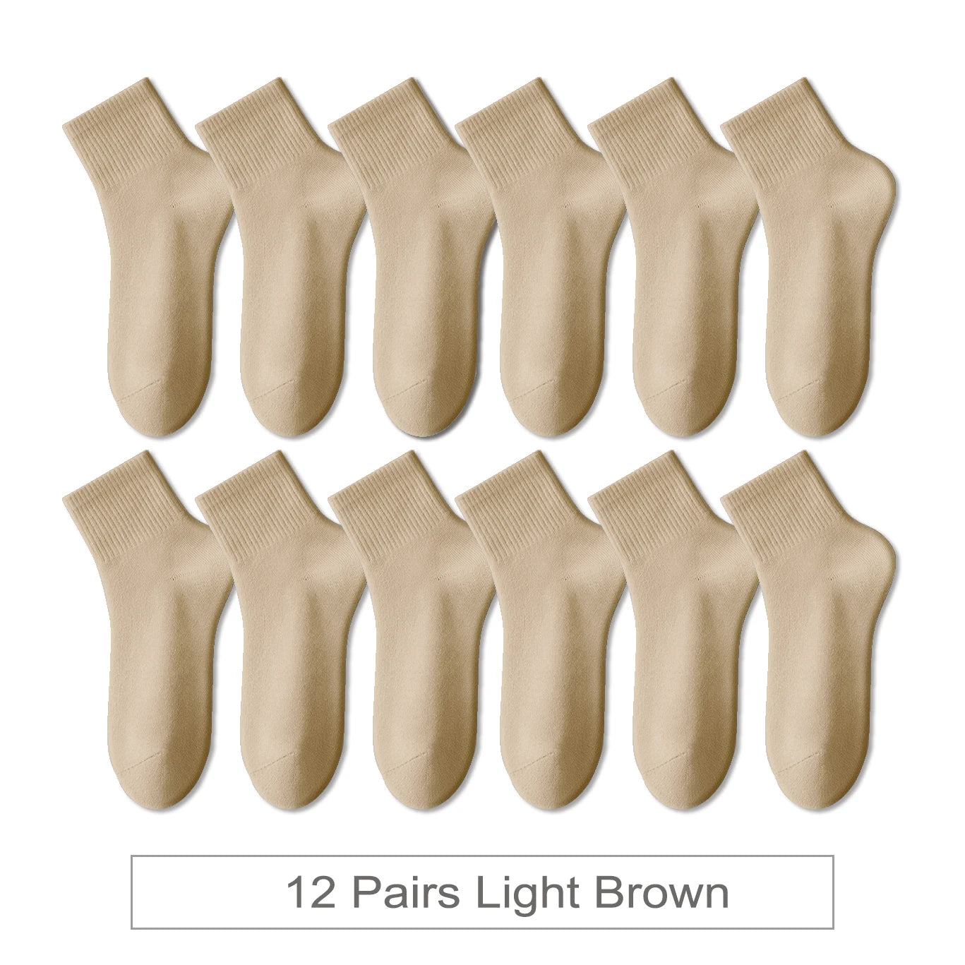 12 Pairs New Woman Cotton Socks Men Sock Short Ankle Colorful Autumn Spring Soft Breathable Colorful Girl Sock.