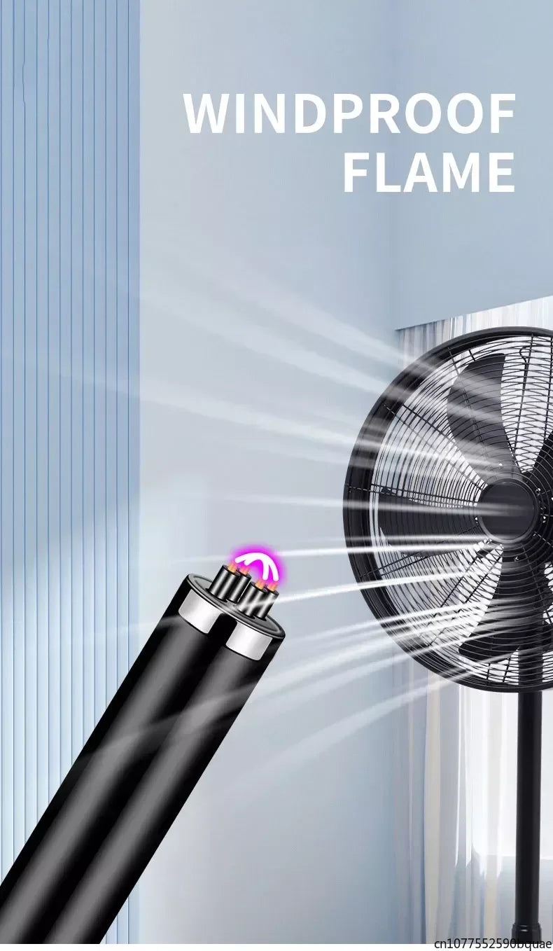 Outdoor Portable Pulse Ignition Gun, Gas Stove Candle BBQ Cooking Kitchen Double Arc Lighter, USB Electronic Lighter.