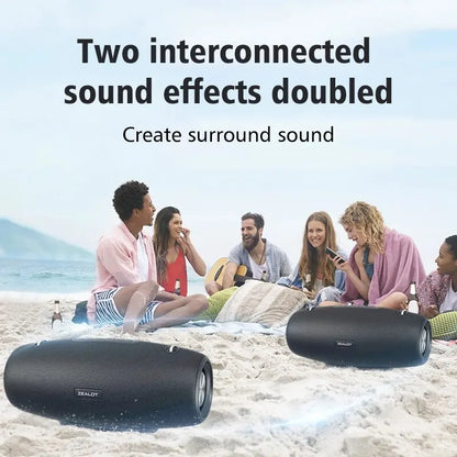 ZEALOT-S67 60W Portable Bluetooth Speaker Outdoor Party Speaker Big Loud Speaker Excellent Bass Performace 3D Speaker.