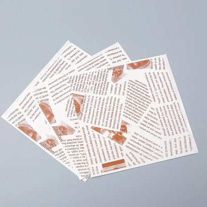 100pcs Triangular Open Top Kraft Paper Bag Donuts Sandwich Bags For Bakery Bread Food Packaging Bags 15x15cm.