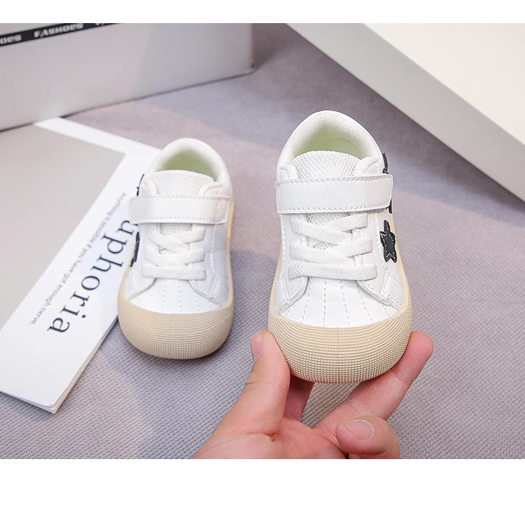 Toddler Kids Running Shoes Soft Sole Comfortable Baby Walking Shoes Toes Capped 2025 Fashion Boys Girls Casual Shoes Size 18-29.