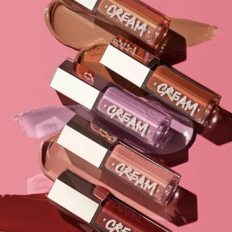 Fenty Beauty Gloss Bomb Lip Glaze Multi-color Moisten Shine Glitter Lip Plumper Makeup Beginner Liquid Lipstick Makeup Cosmetics.