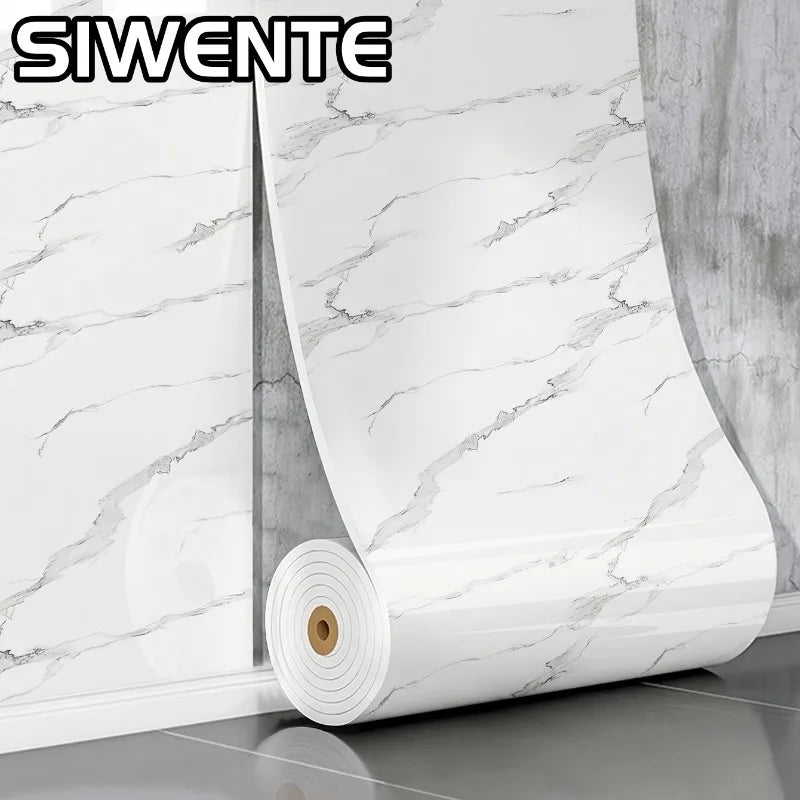 3D Wall Panels Self-Adhesive Wallpapers Marble Foam Thickened Wall Stickers for Ceiling Showers Bathrooms Living Room Decoration