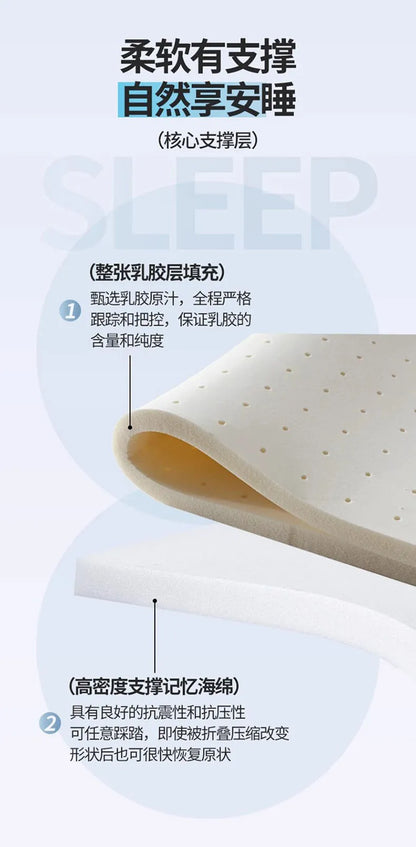 Latex matratze nach Hause gepolstert Studenten wohnheim Tatami verdickt Einzel-und Doppel benutzer definierte Memory Baumwolle Bett matte