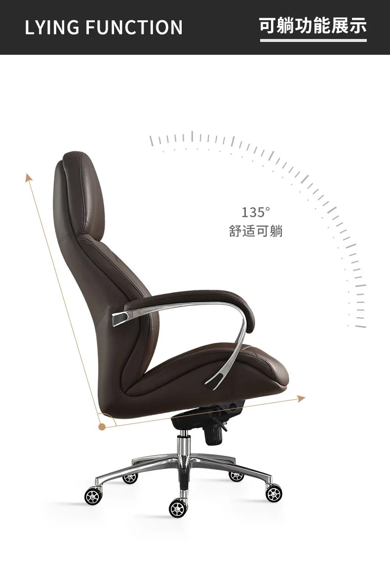 Luxury Comfy Office Chair Leather Executive Durable Conference Office Chair Computer Modern Chaise De Bureaux Office Furniture