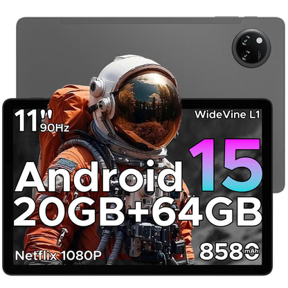 Doogee Tab A9+ Tablet Pc 11 Inch Android 15 20Gb Ram(4+16) 64Gb Rom 8580Mah Battery Dual Speakers Support Widevine L1 Tablet Pc.