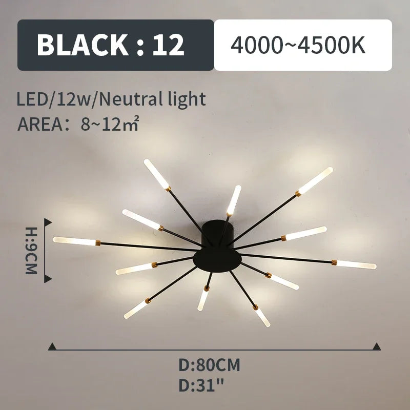 Moderne Led Feuerwerk Anhänger Lampen für Wohnzimmer Schlafzimmer Kronleuchter Led Decke Hängen Lampe Hause Einrichtungs beleuchtung