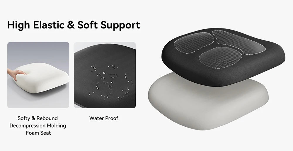 NEWTRAL MAGICH003 Ergonomischer Bürostuhl, automatisch ausgestellte Rückenlehne, adaptive Unterrückenstütze, Sitztiefe mit verstellbarer Kopfstütze