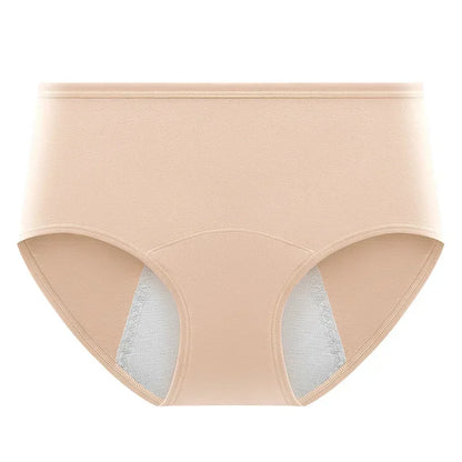 L-8XL Plus Size Leak Proof Menstrual Panties for Women Cotton Underwear with Waterproof and Breathable Design for Periods