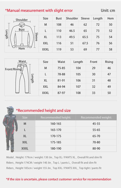 HEROBIKER Waterproof Motorcycle Jacket Man Racing Jacket Wearable Motorcycle Pants Moto Clothing With EVA Protection.