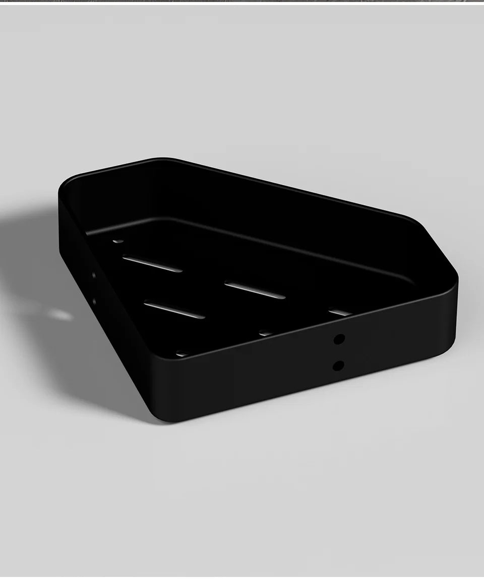 Bad Regal Küche Lagerung Organizer Aluminium Legierung Shampoo Rack Dusche Regal Bad Zubehör Kein Bohrer Regal