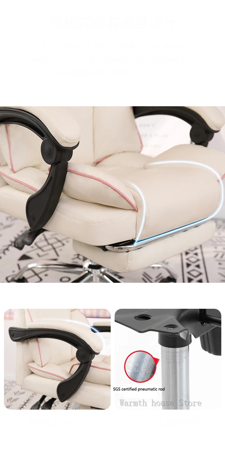 Neuer Gaming-Stuhl mit Fußstütze, zum Anheben des Spiels, hochwertiger ergonomischer Stuhl, Wohnmöbel, Büro-Computerstuhl, Gamer-Stuhl