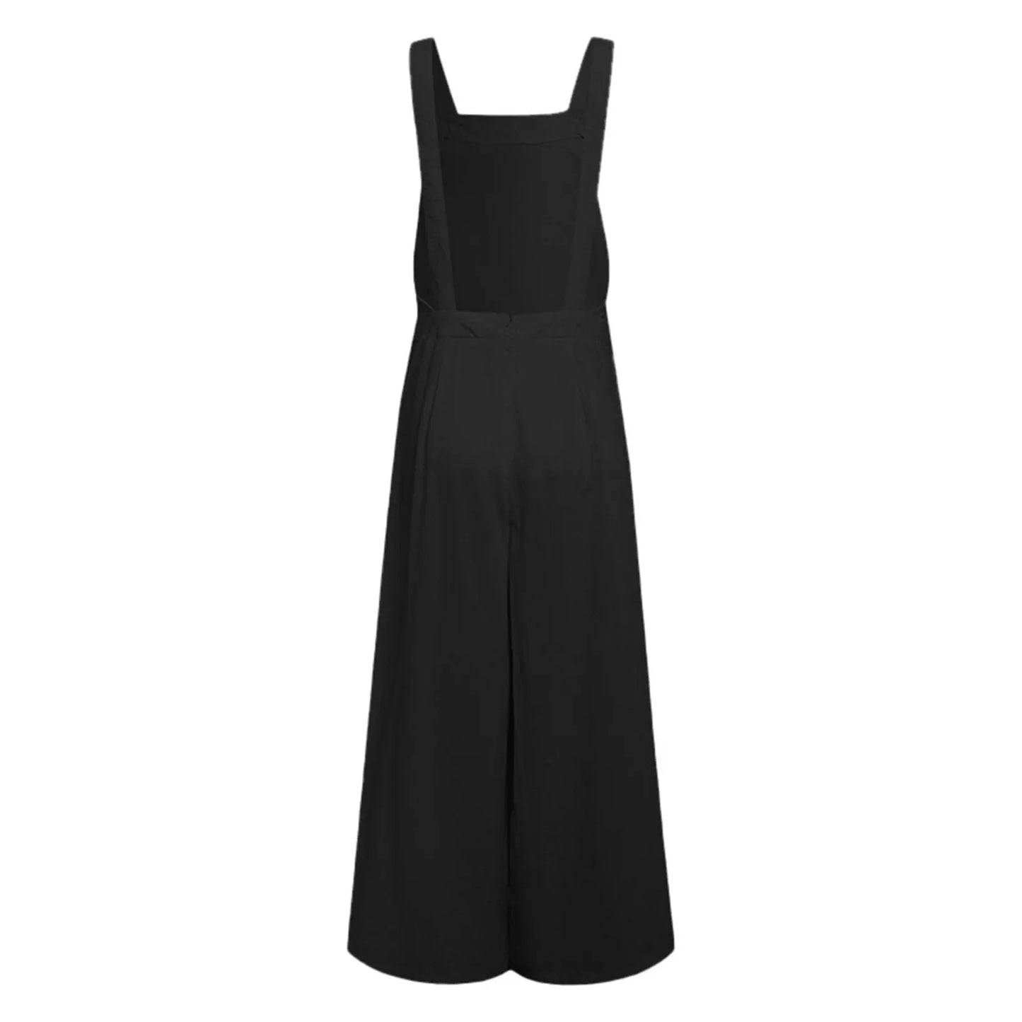 Evening Dresses Outfits Women'S Sleeveless Overalls Jumpsuit Casual Solid Summer Wide Leg Bib Pants Vestidos Verano Moda 2025.