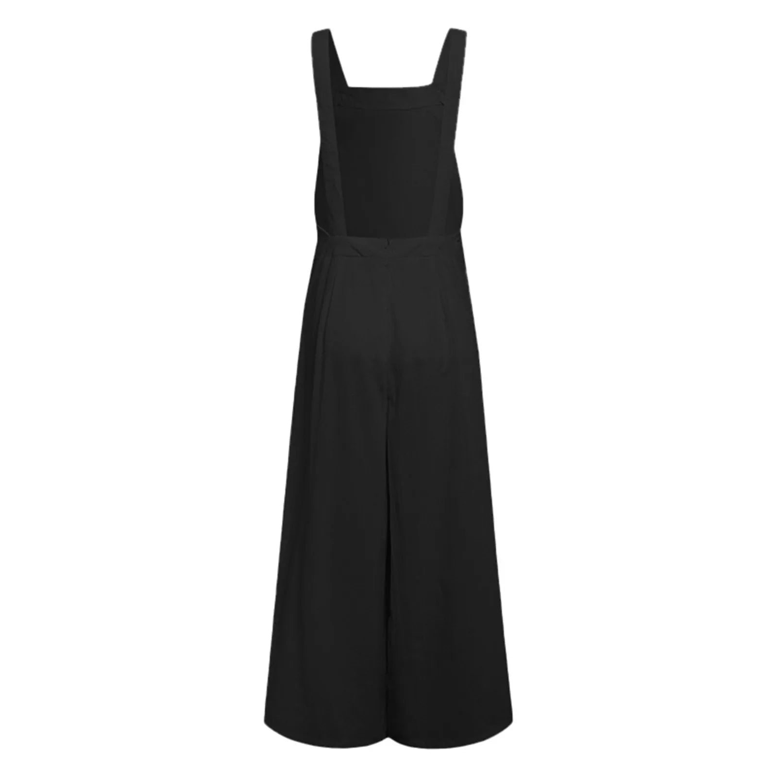Evening Dresses Outfits Women'S Sleeveless Overalls Jumpsuit Casual Solid Summer Wide Leg Bib Pants Vestidos Verano Moda 2025.