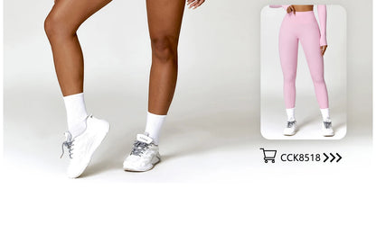 Hearuisavy Casual Quick Dry Sportswear Women Square Neck Gym Top Women Fitness Sports Crop Top Female Long Sleeve Yoga Clothing.