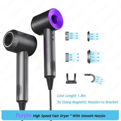 TINSOL High-speed negative ion bladeless constant temperature hair dryer Professional home-use negative ion hair dryer