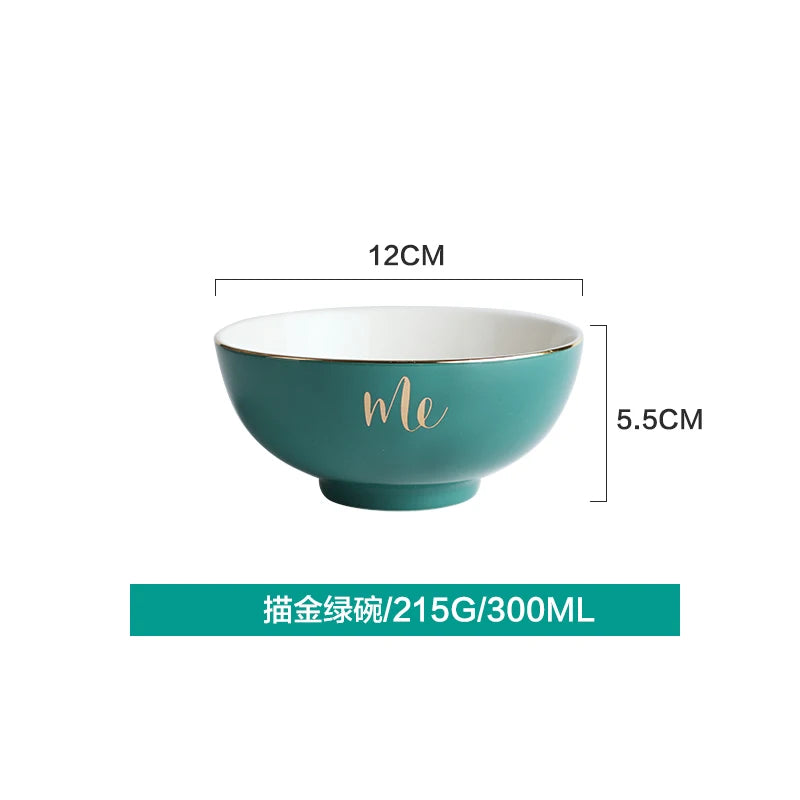 1pc Merry Christmas Ceramic Dinner Dish Plate Set Mug Dessert Cake Pastry Fruit Serving Plate Decorative Tableware